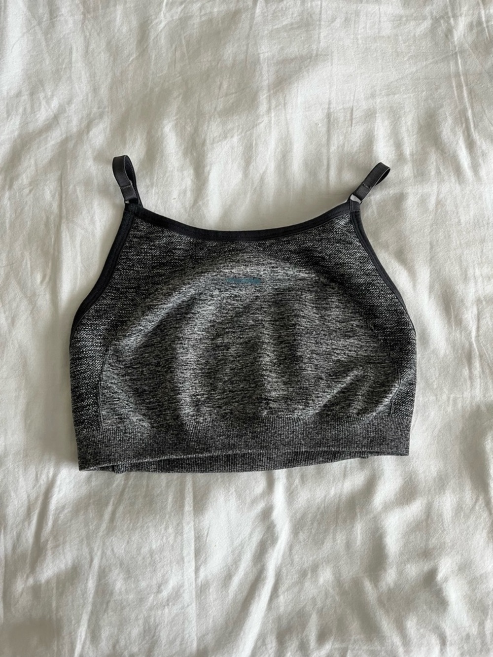 Gymshark FLEX Strappy Sports Bra - Charcoal Grey Marl